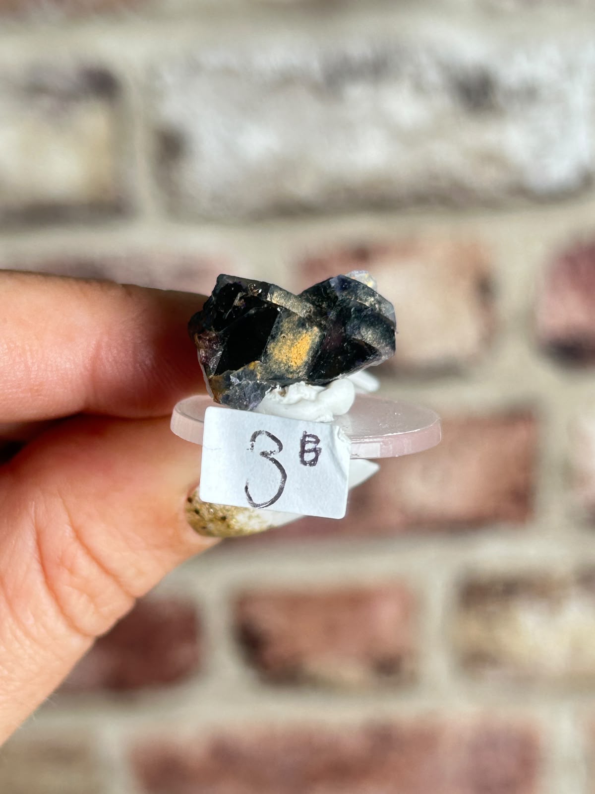 Phantom Fluorite with Actinolite & Rutile B