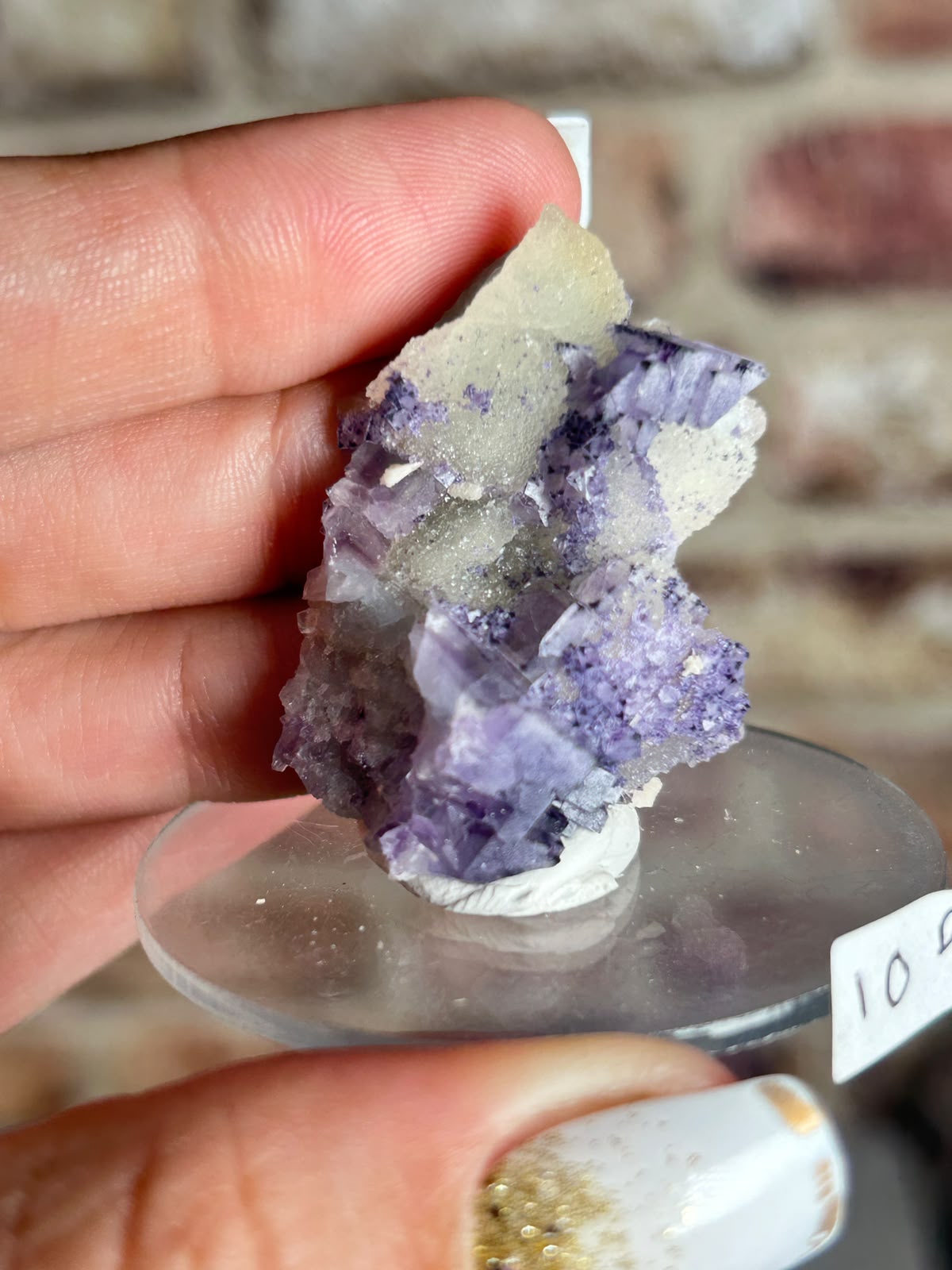 QR Fluorite (Purple Edge Fluorite) D
