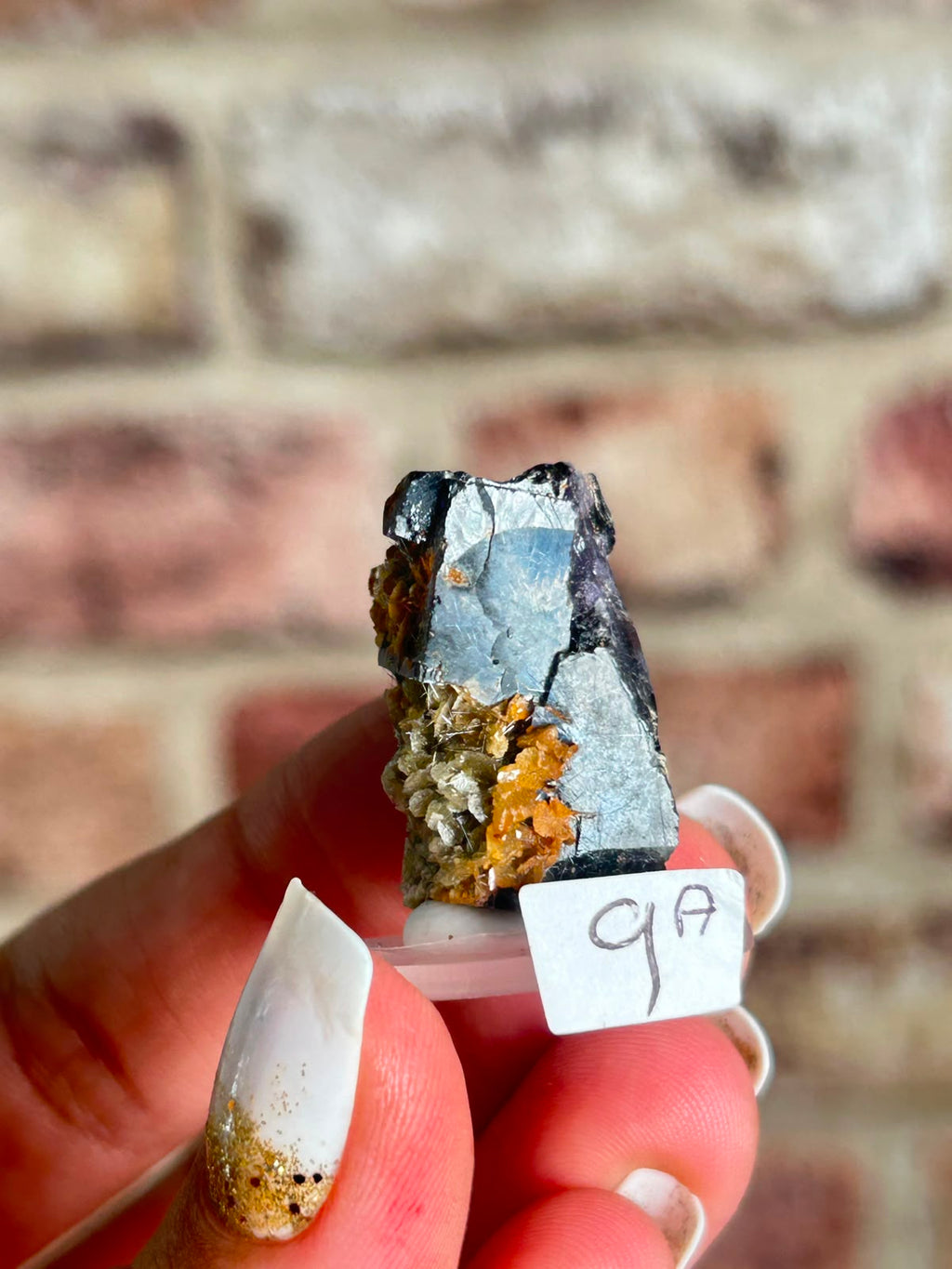 Phantom Fluorite with Actinolite & Rutile A