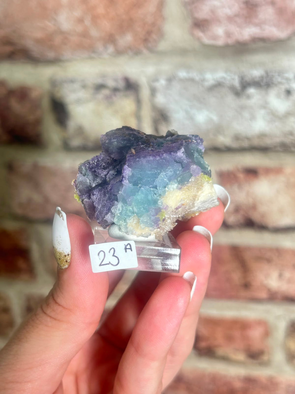 Fluorite with Creedite A