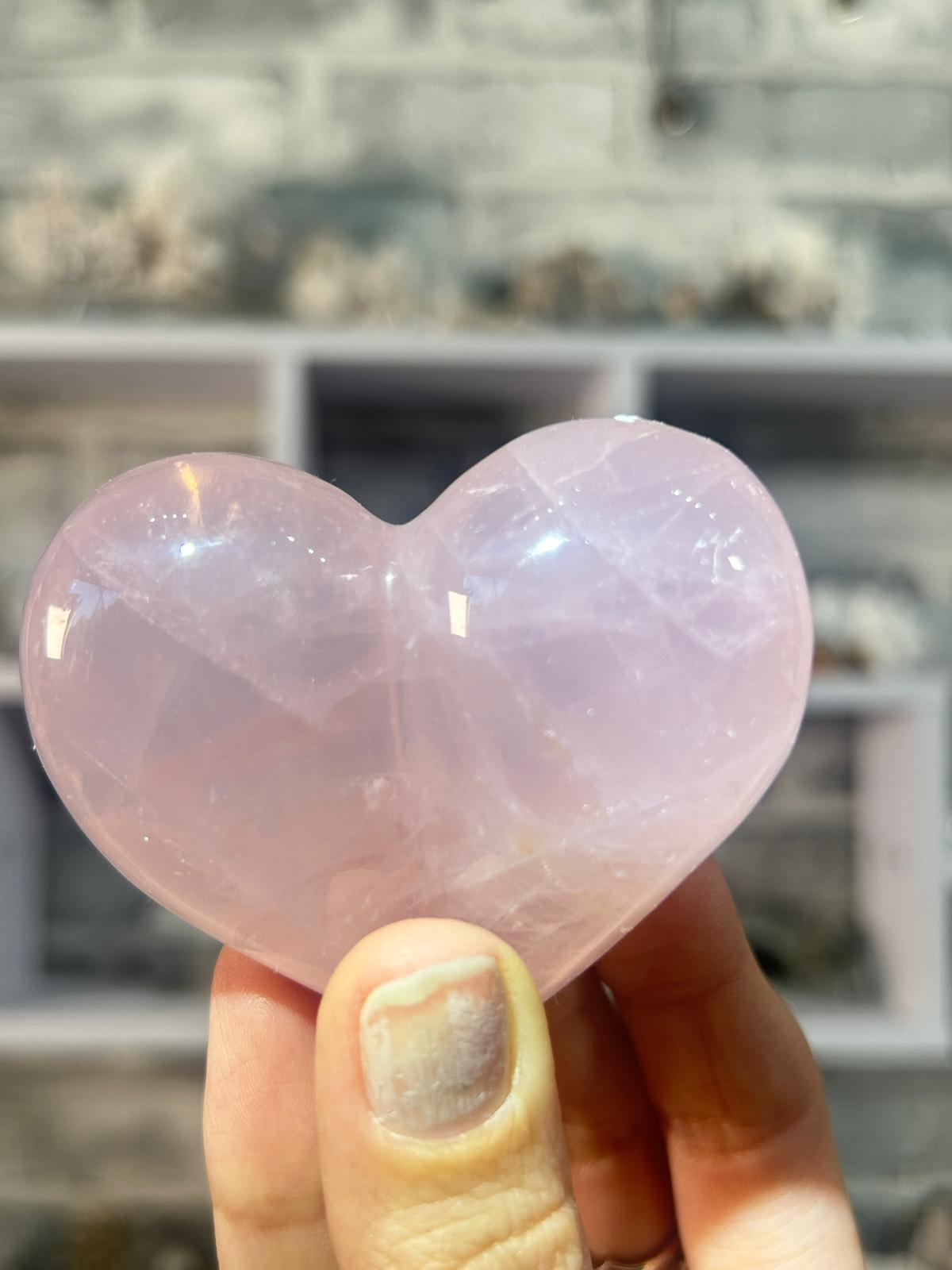Rose Quartz Heart #4