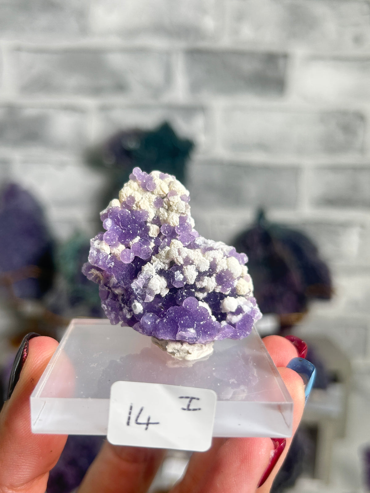 Sparkly Grape Agate Cluster I