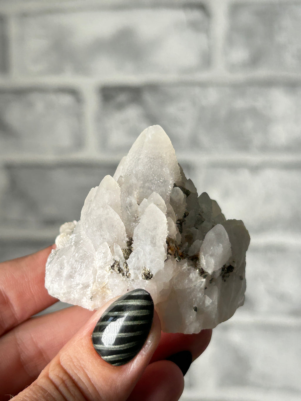 pyrite on Quartz from Inner Mongolia