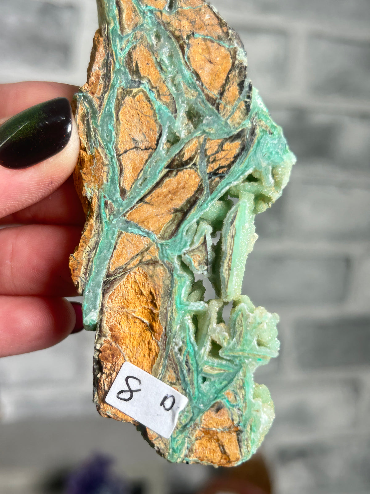 “Indonesian Smithsonite” Garnierite with Quartz D