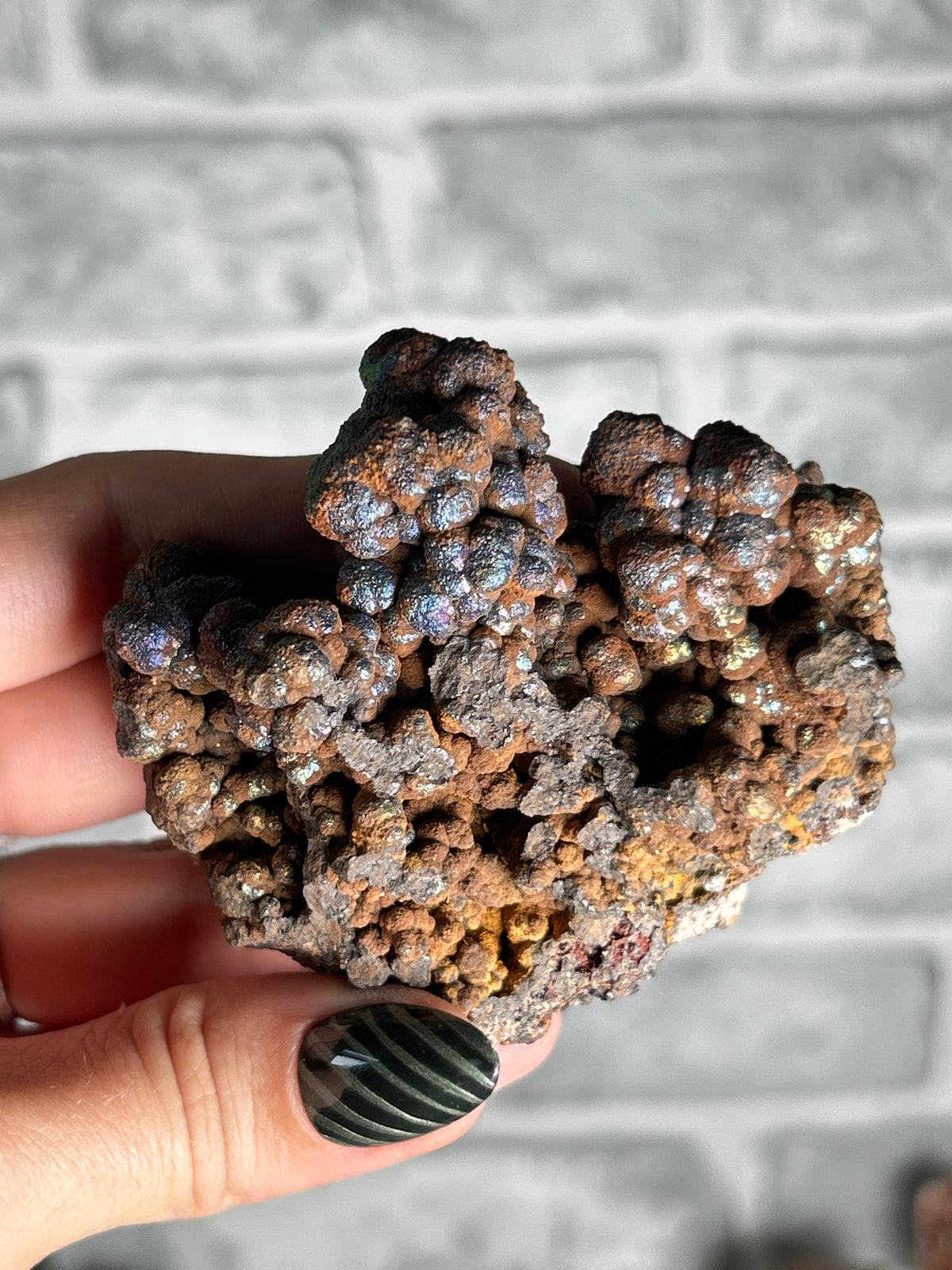 iridescent Botroydal Goethite/Hematite (turgite) from JiangXi, China