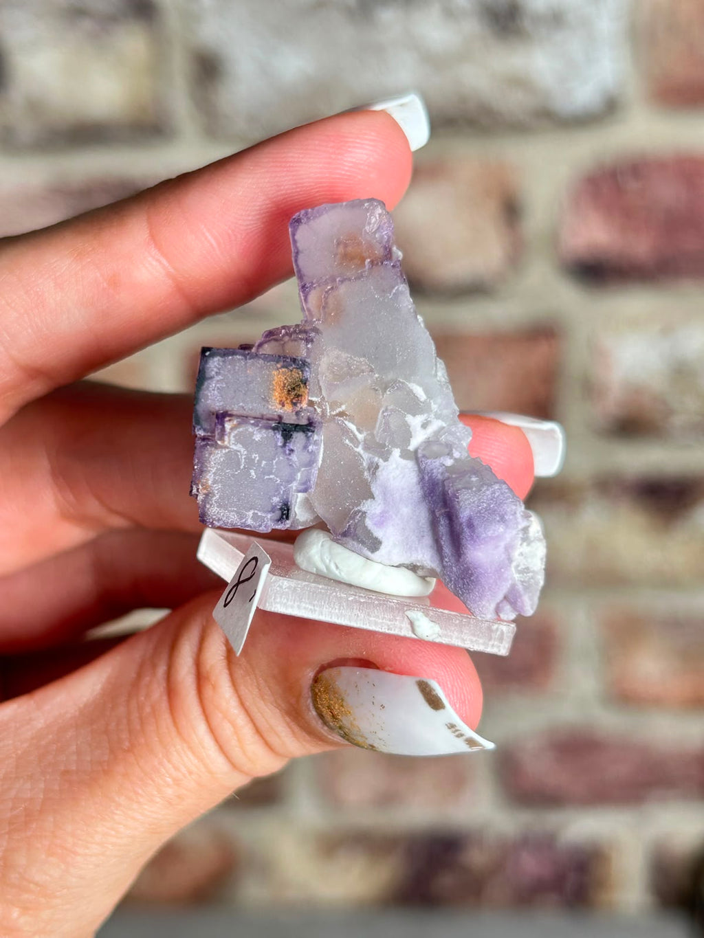 QR Fluorite (Purple Edge Fluorite) A