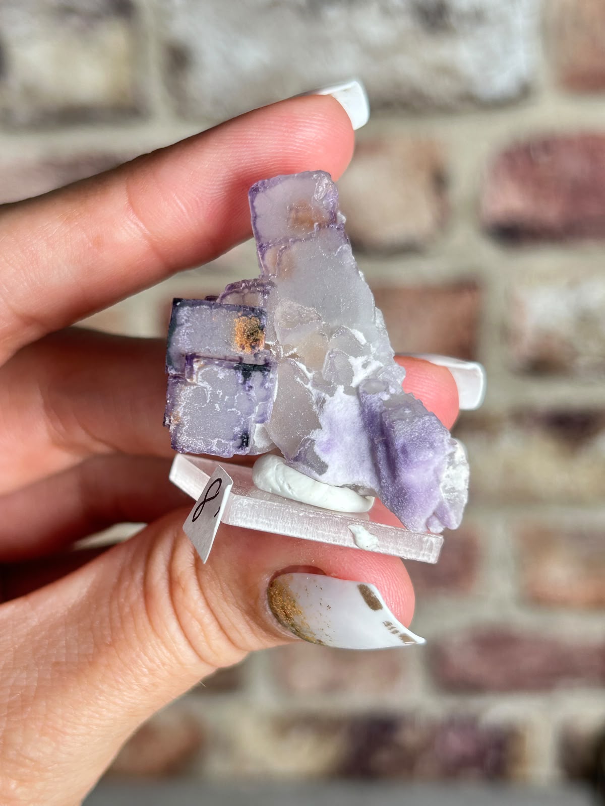 QR Fluorite (Purple Edge Fluorite) A