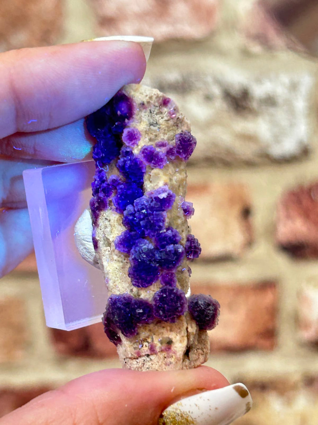 Raspberry Stepped Fluorite A