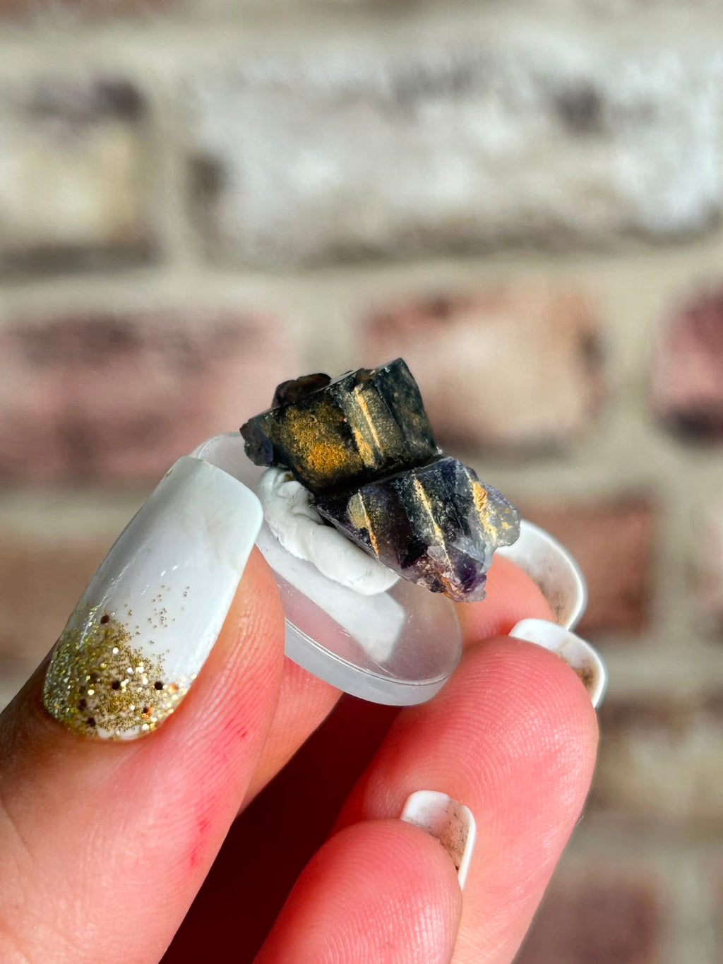 Phantom Fluorite with Actinolite & Rutile B