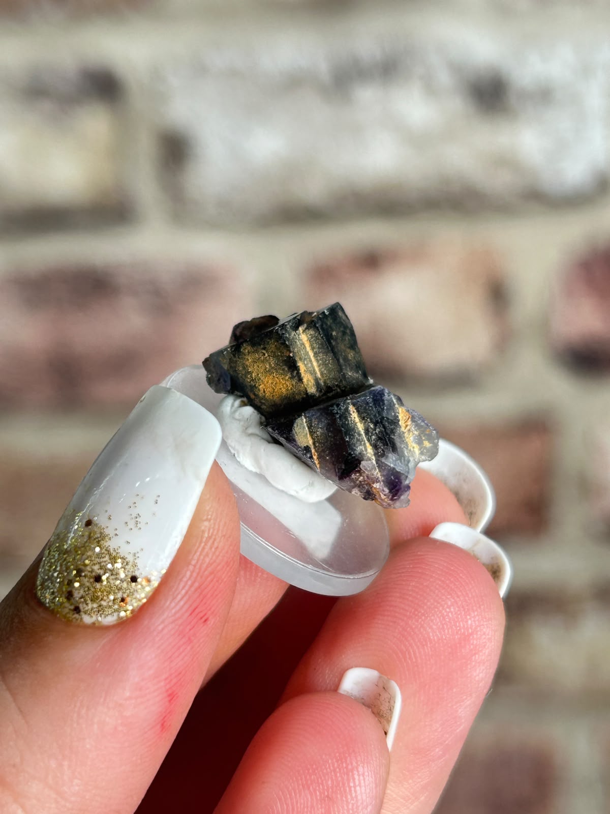 Phantom Fluorite with Actinolite & Rutile B