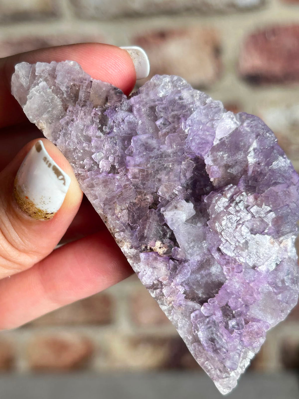 Petroleum / Galaxy Stepped Matrix Fluorite F