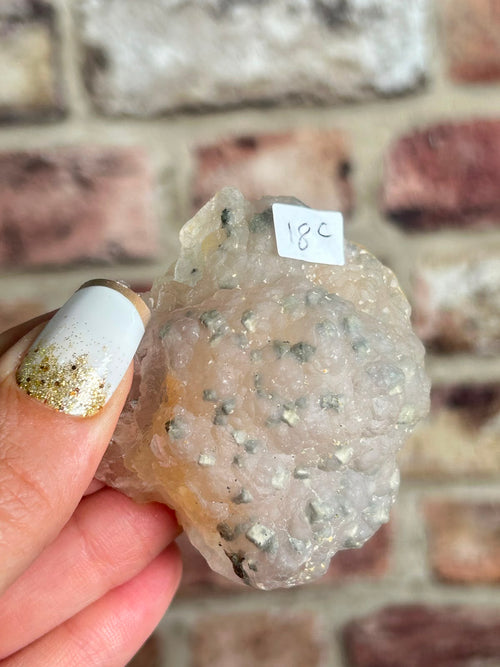Botryoidal Fluorite with Pyrite C