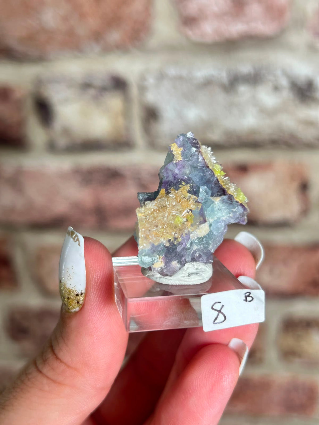 Fluorite with Creedite B