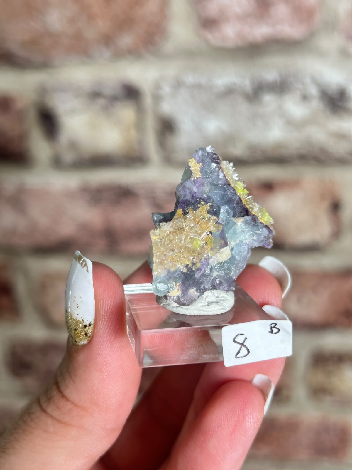 Fluorite with Creedite B