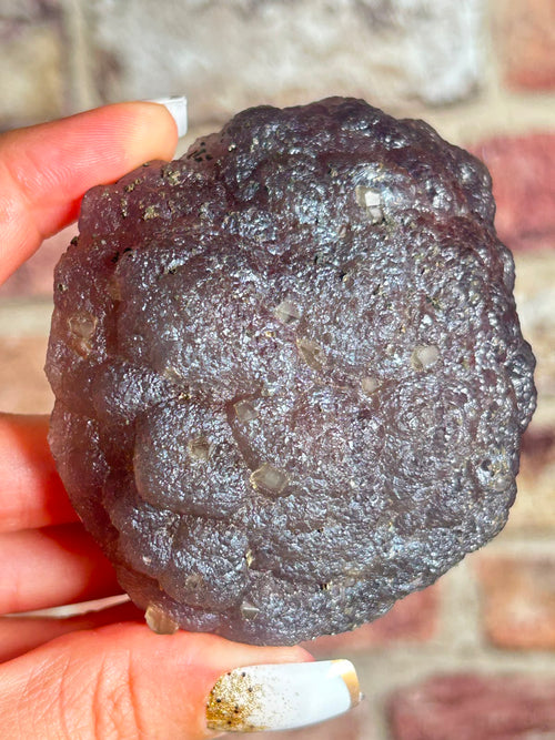 Botryoidal Fluorite with Pyrite B