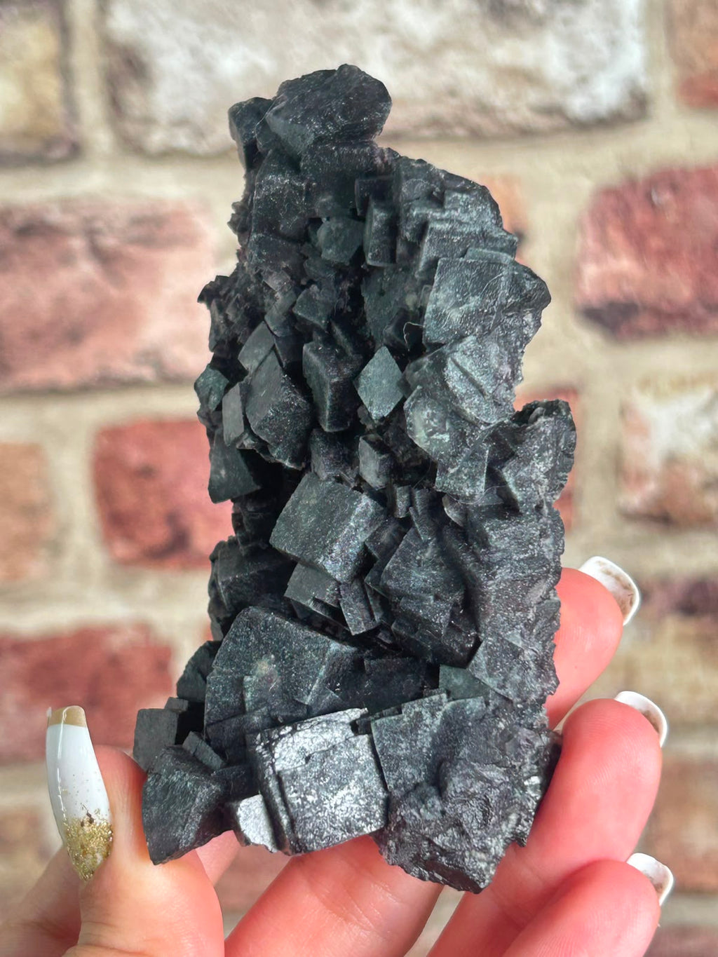 Dark Cubic Fluorite