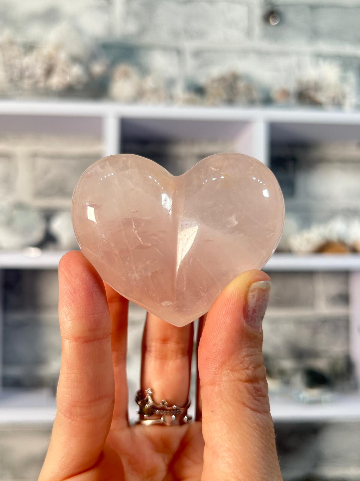 Rose Quartz Heart