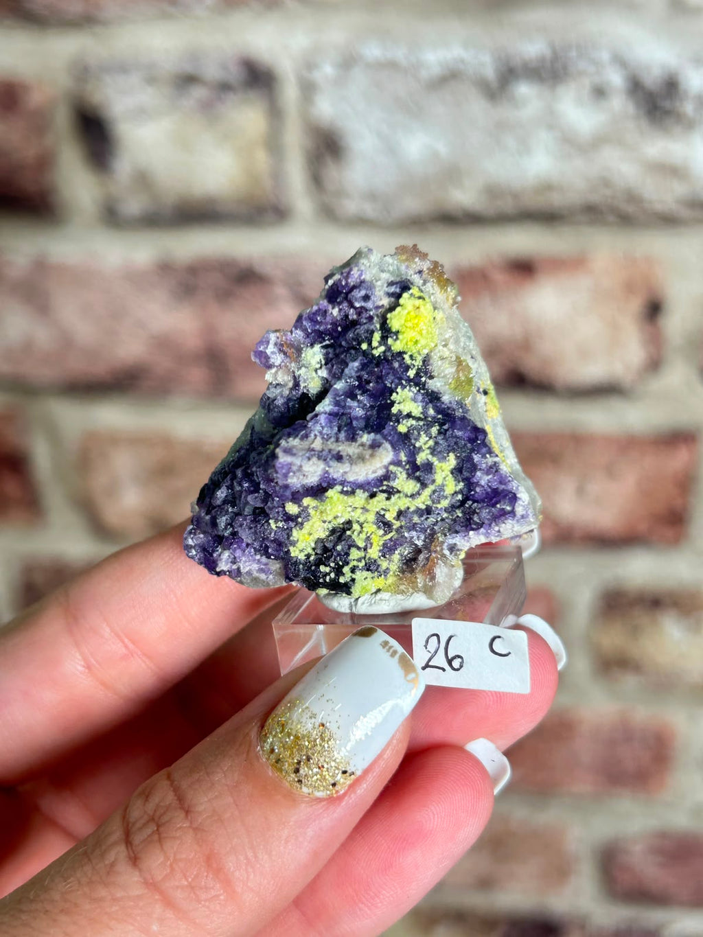 Fluorite with Creedite C