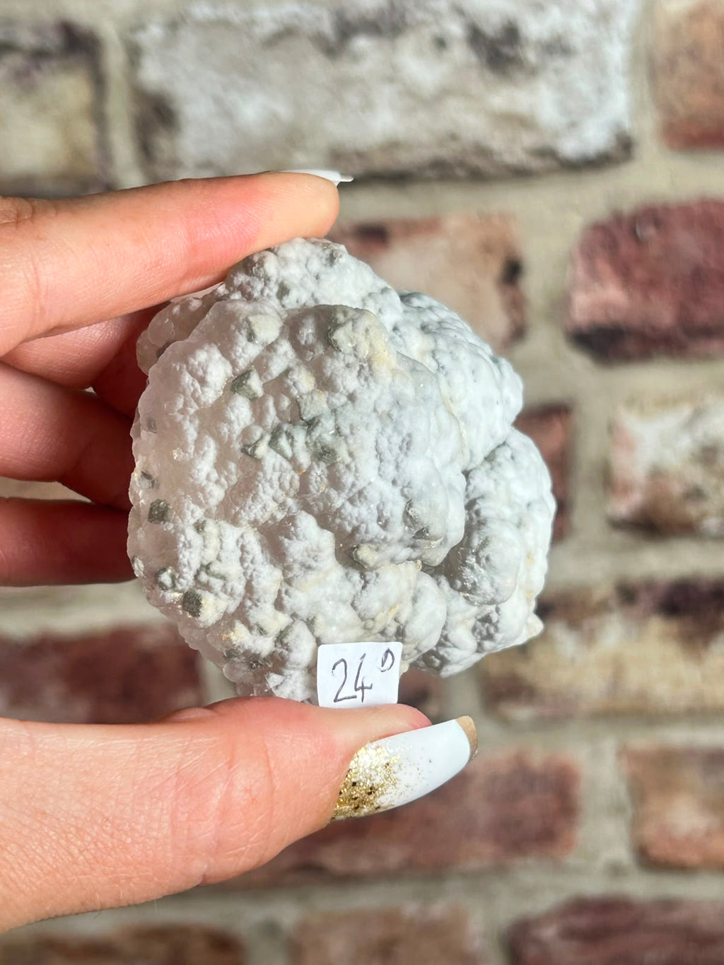 Botryoidal Fluorite with Pyrite D