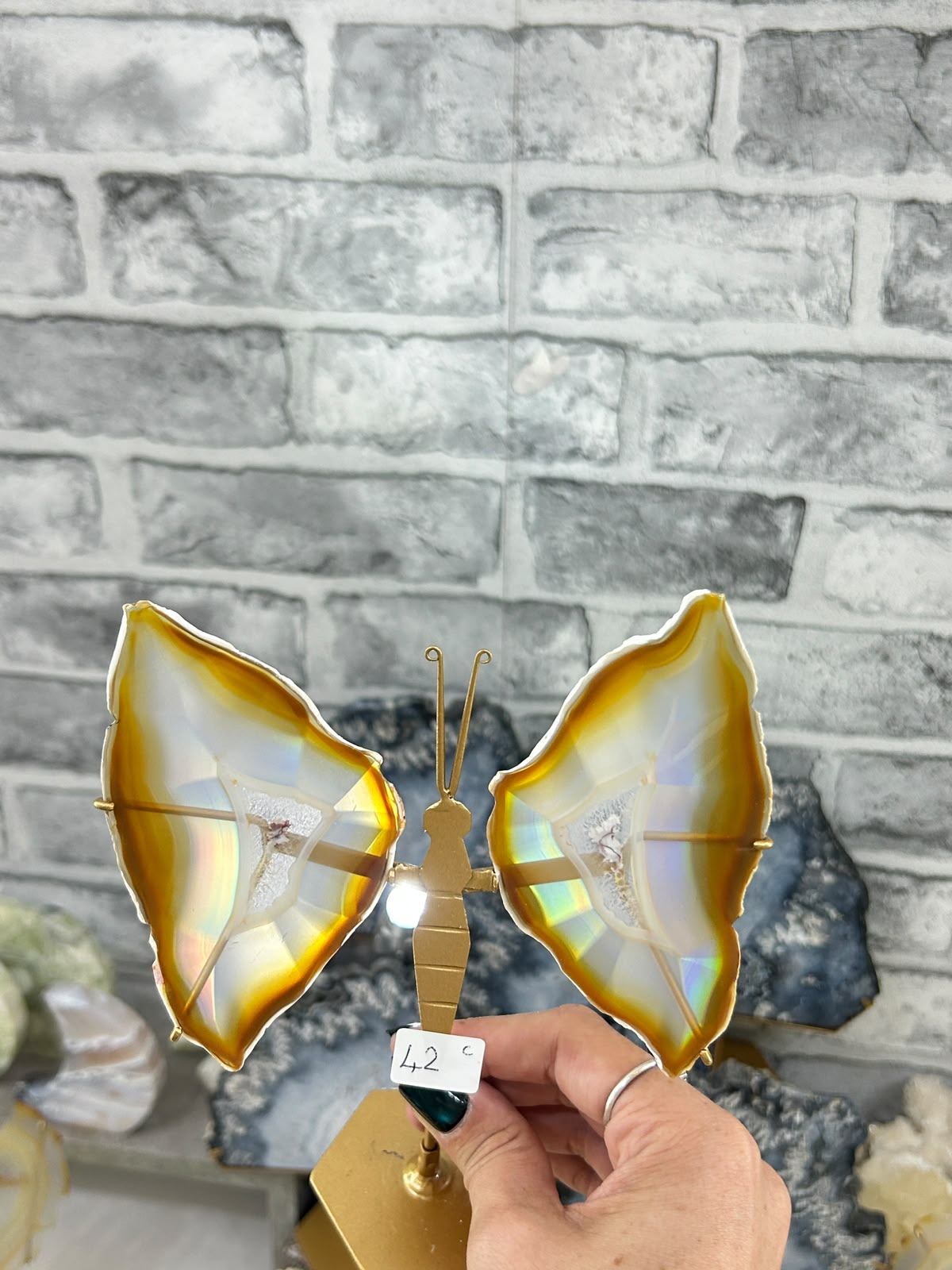 Iris Agate Wings #3