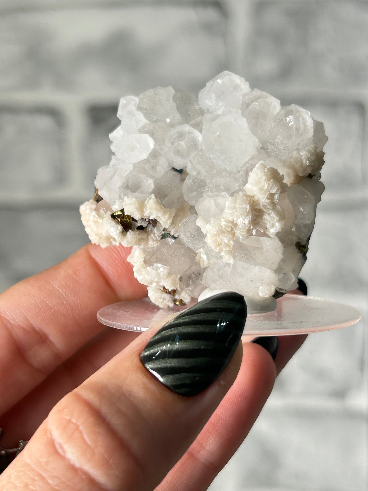 Quartz Cluster with Colourful Pyrite and Dolomite - GuangXi, China