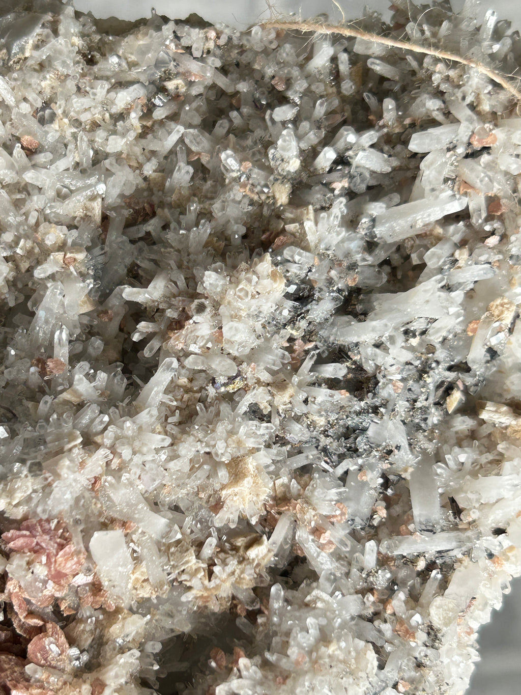 Rhodochrosite, Pyrite and Quartz, GuangXi, China