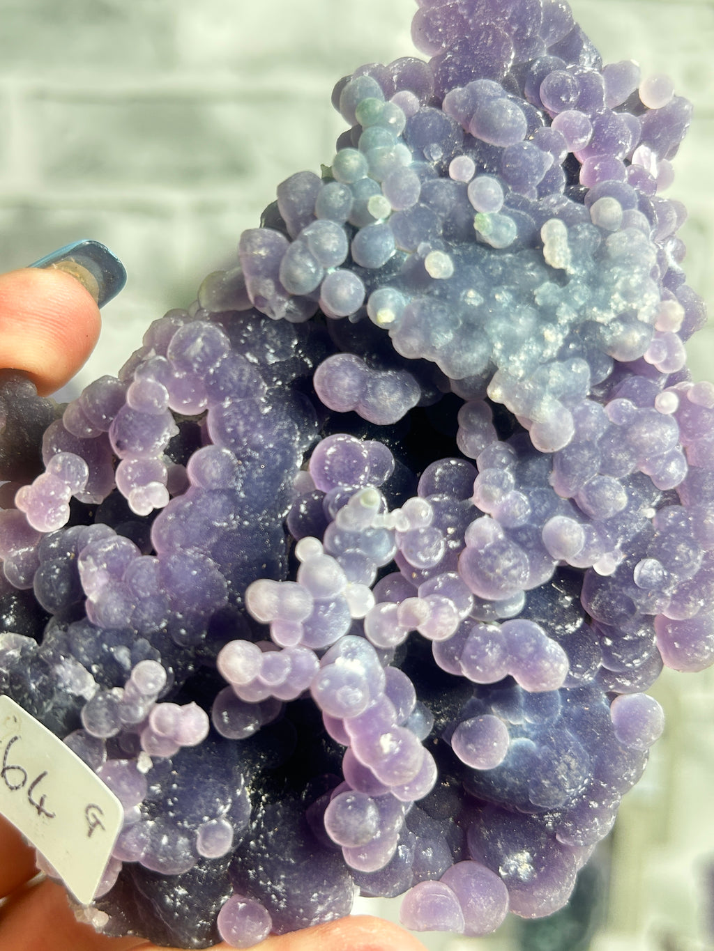 Purple & Blue Grape Agate Cluster G