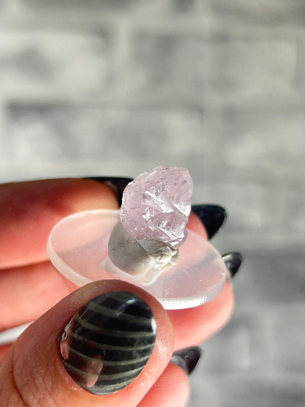 Natural Raw Kunzite Specimen