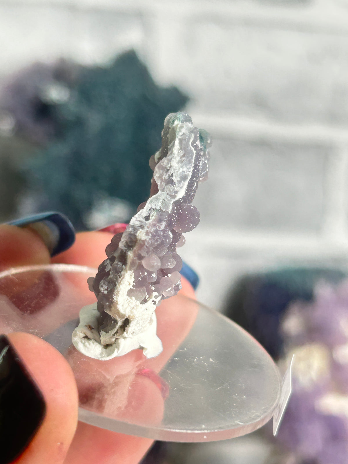 Grape Agate Cluster W