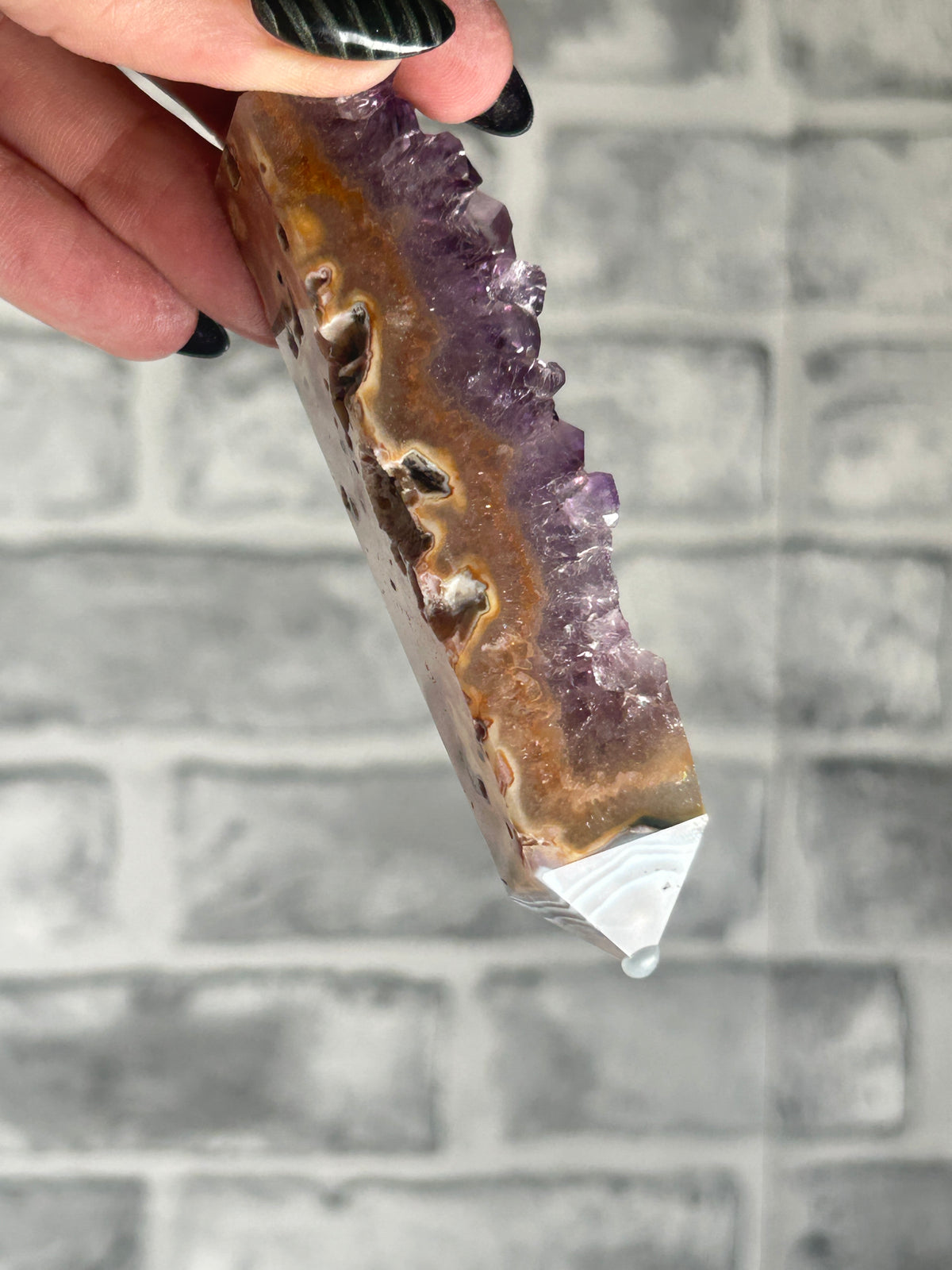 Brazilian Amethyst agate Tower