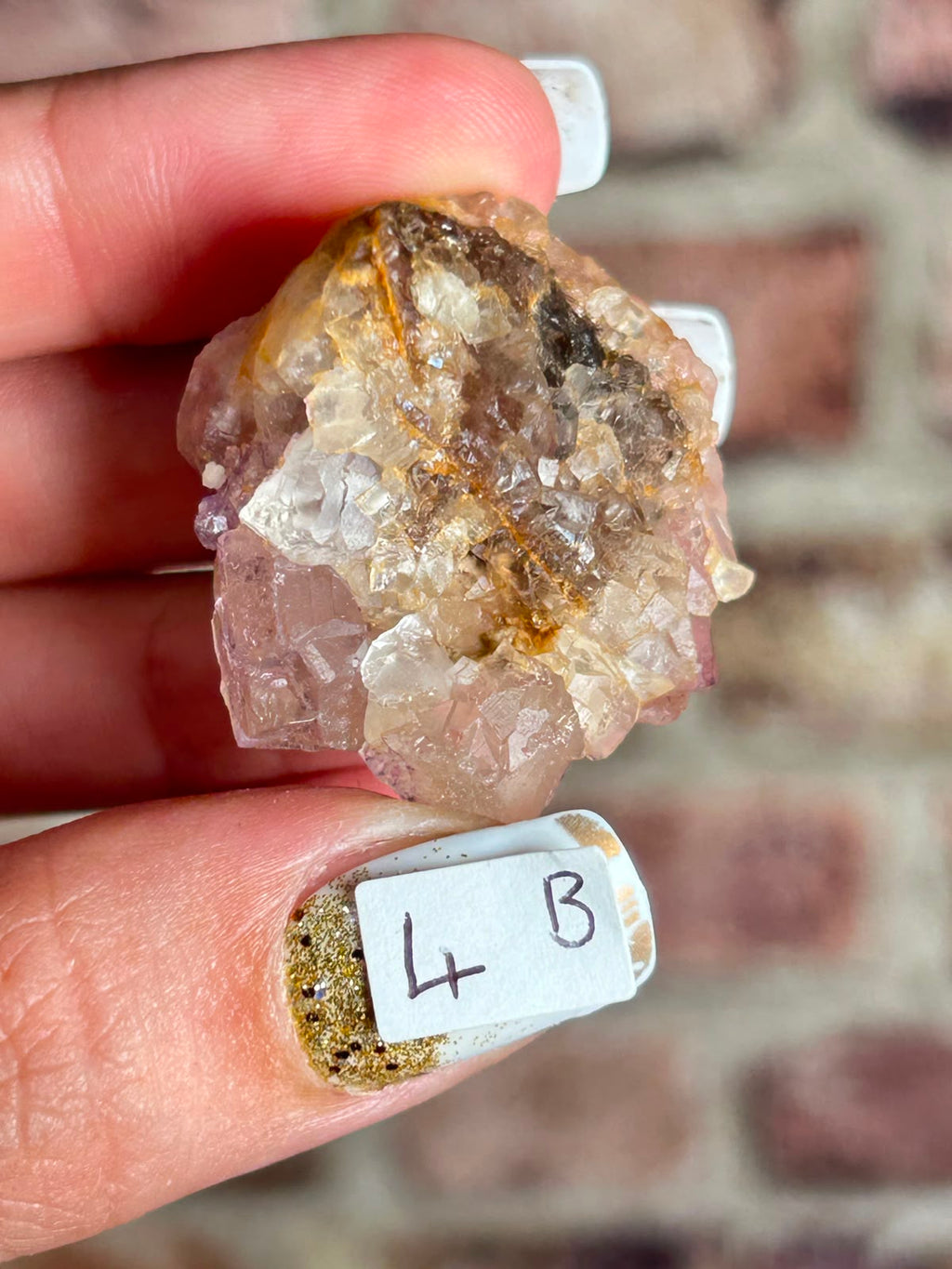 Petroleum / Galaxy Stepped Matrix Fluorite B