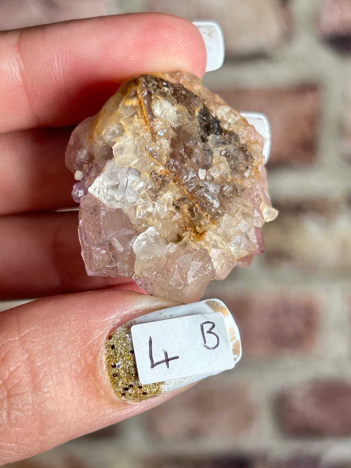 Petroleum / Galaxy Stepped Matrix Fluorite B