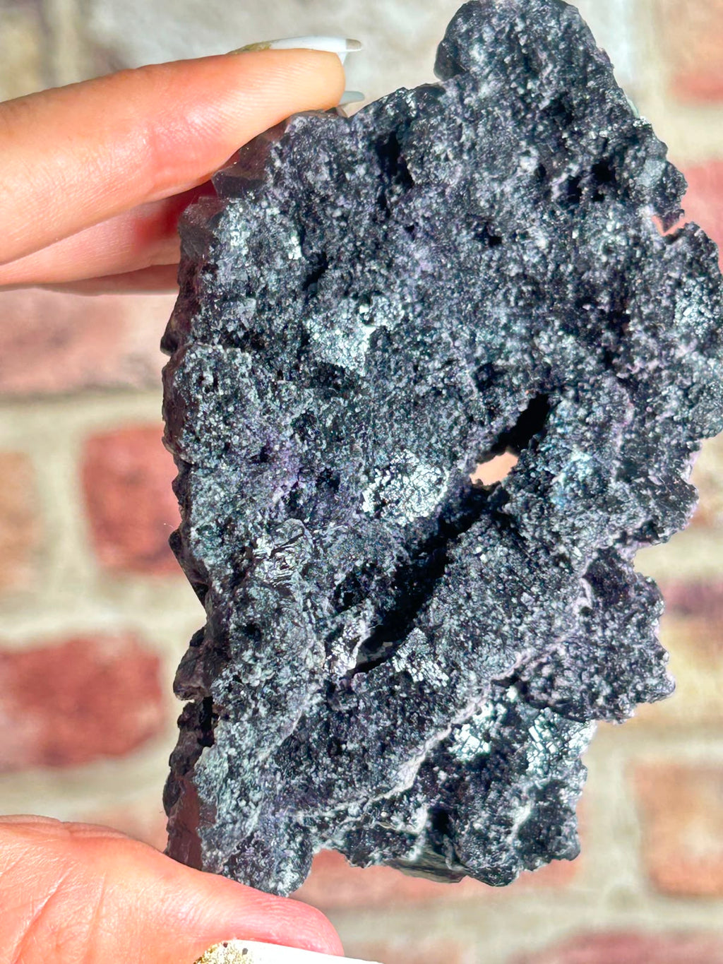 Dark Cubic Fluorite
