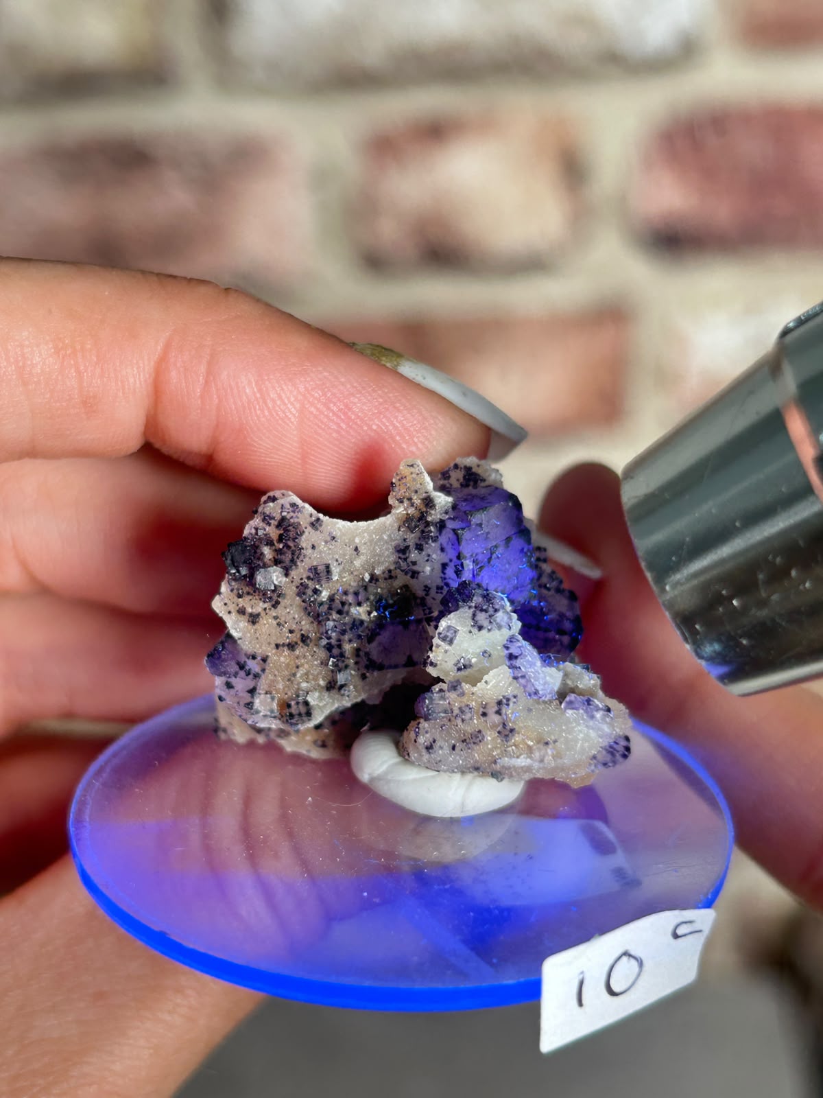 QR Fluorite (Purple Edge Fluorite) C