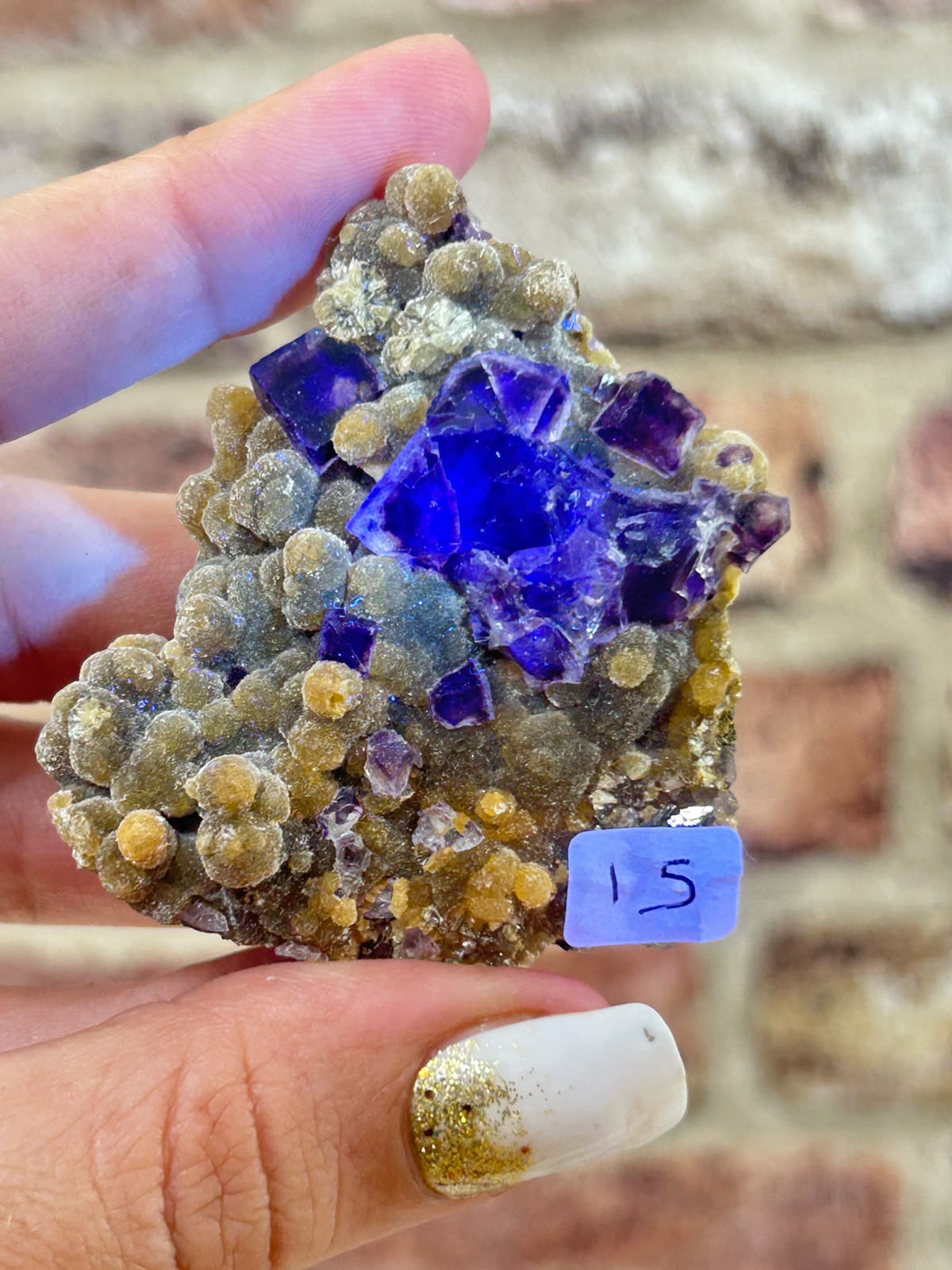 Phantom Fluorite on Mica