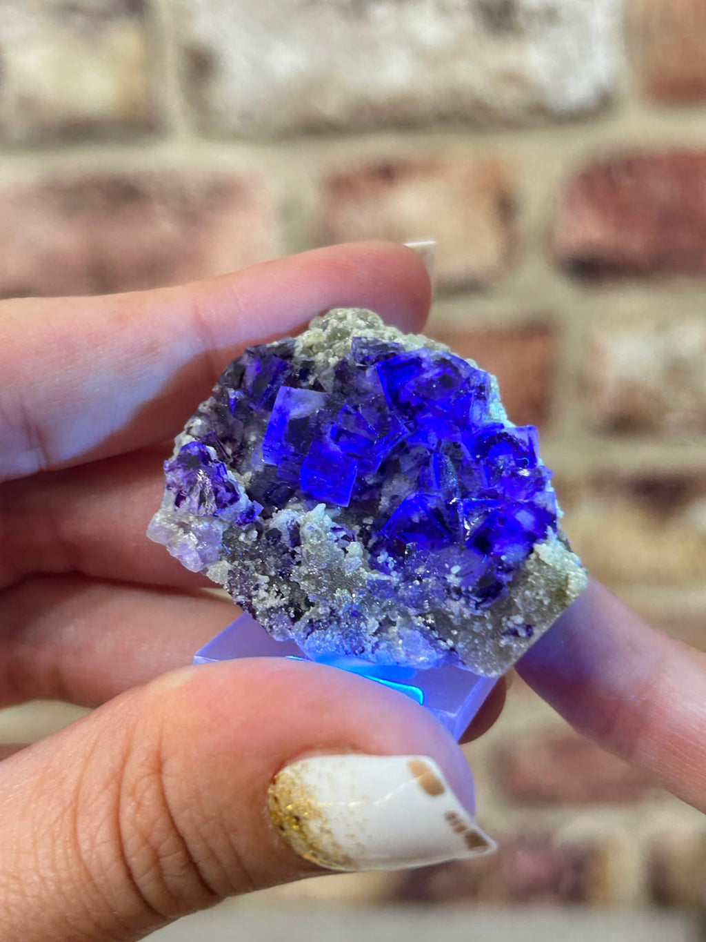 Purple Phantom Fluorite A