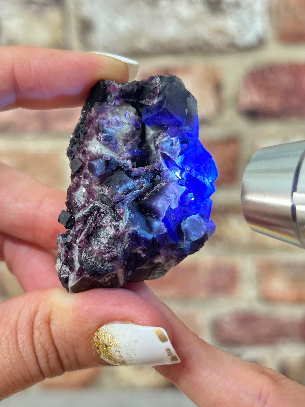 Purple Phantom Fluorite B