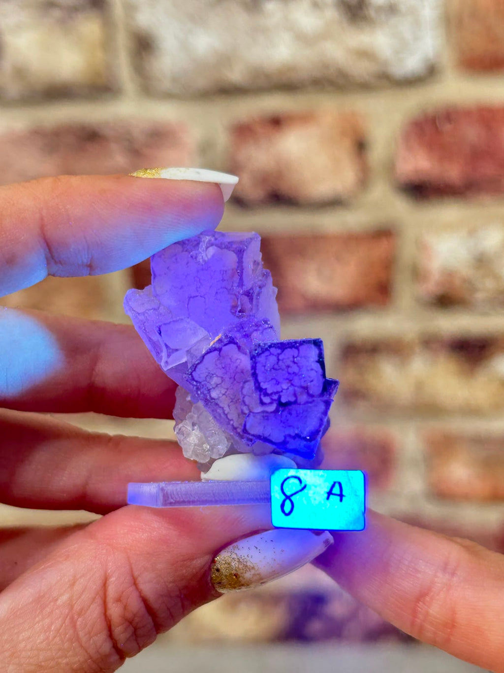 QR Fluorite (Purple Edge Fluorite) A