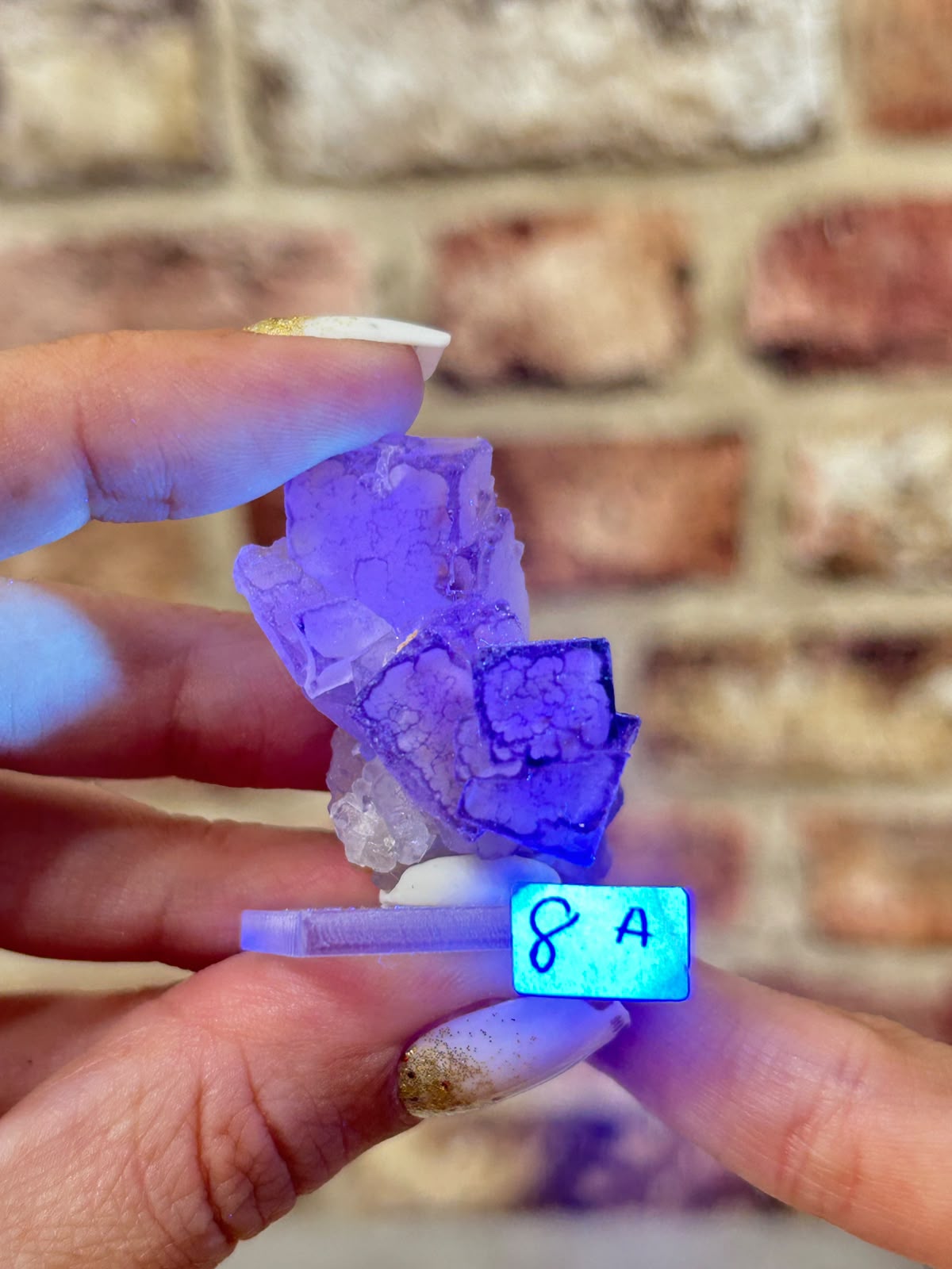 QR Fluorite (Purple Edge Fluorite) A