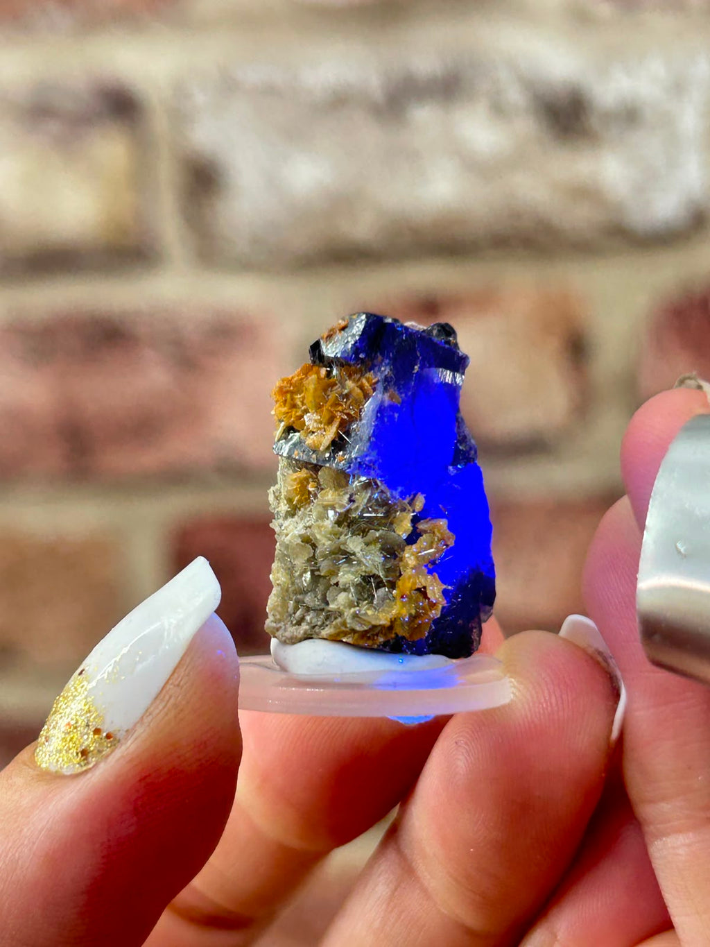Phantom Fluorite with Actinolite & Rutile A