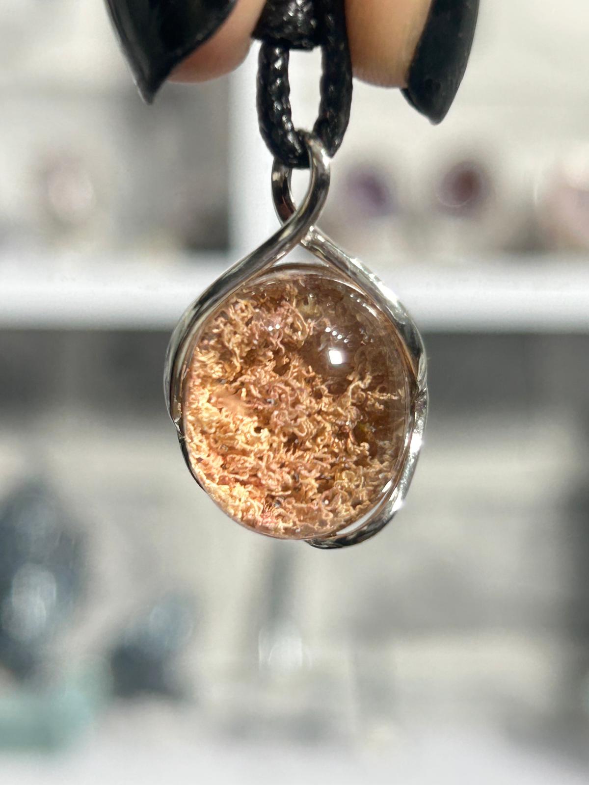 S925 Garden Quartz Pendant #4