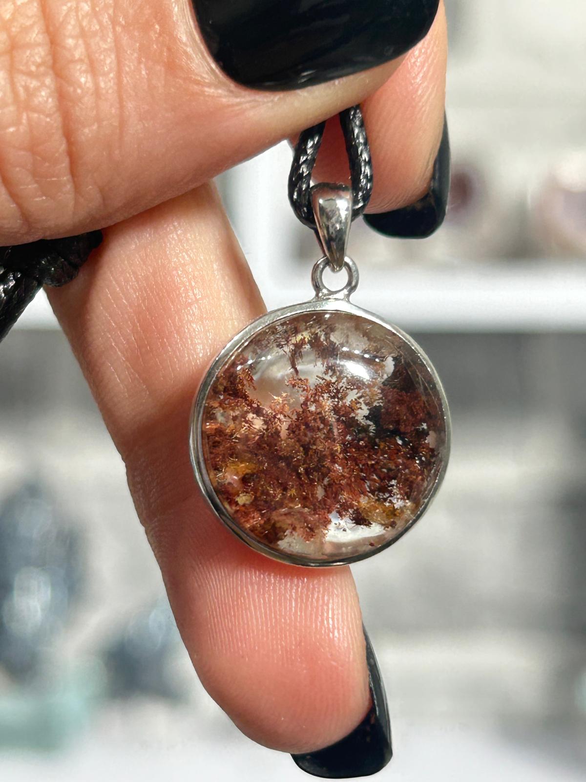 S925 Garden Quartz Pendant