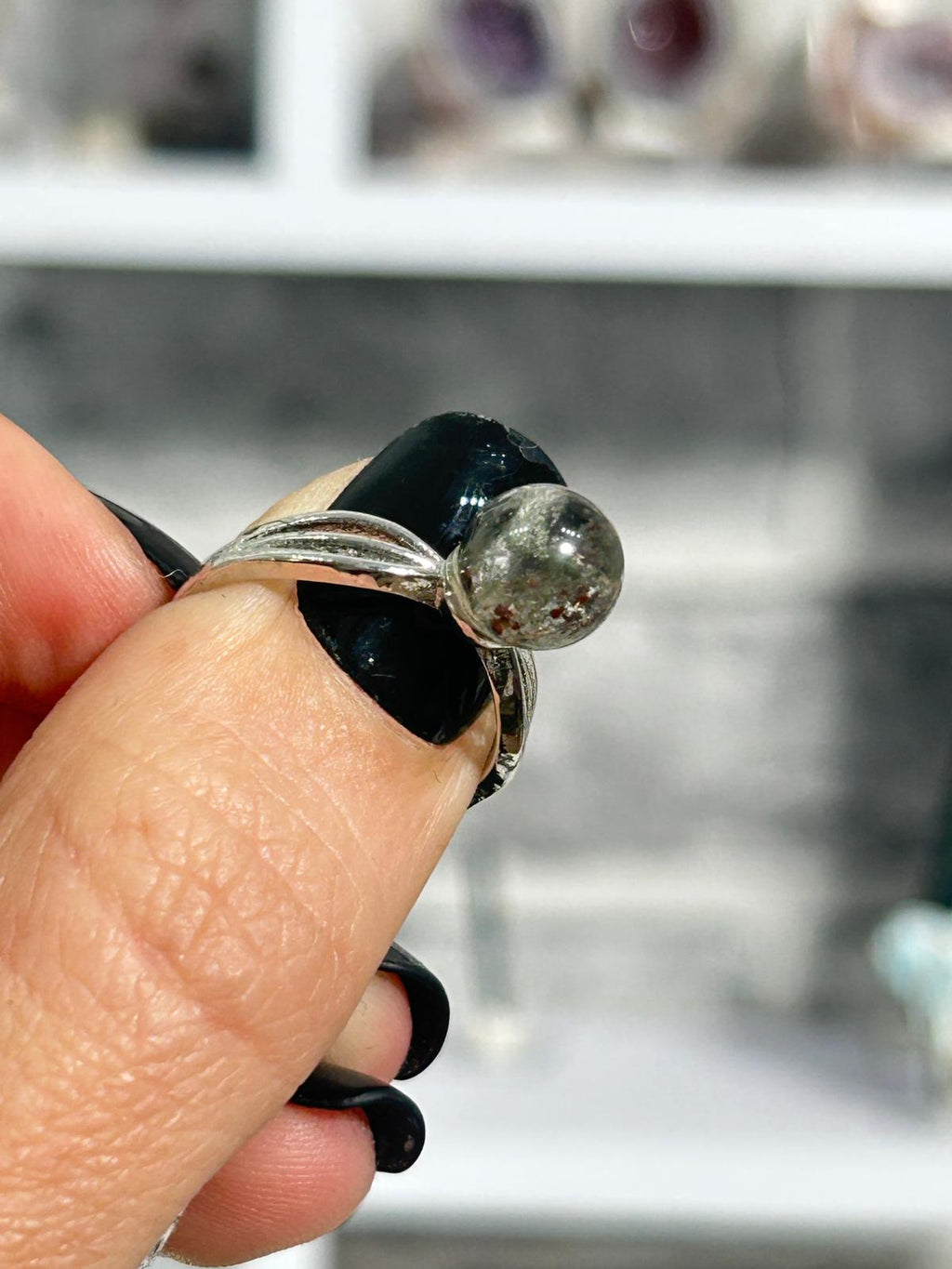 Garden Quartz Copper Ring #1