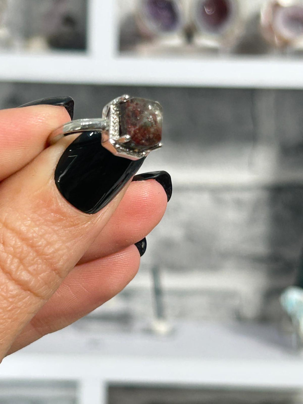 Garden Quartz Copper Ring #2