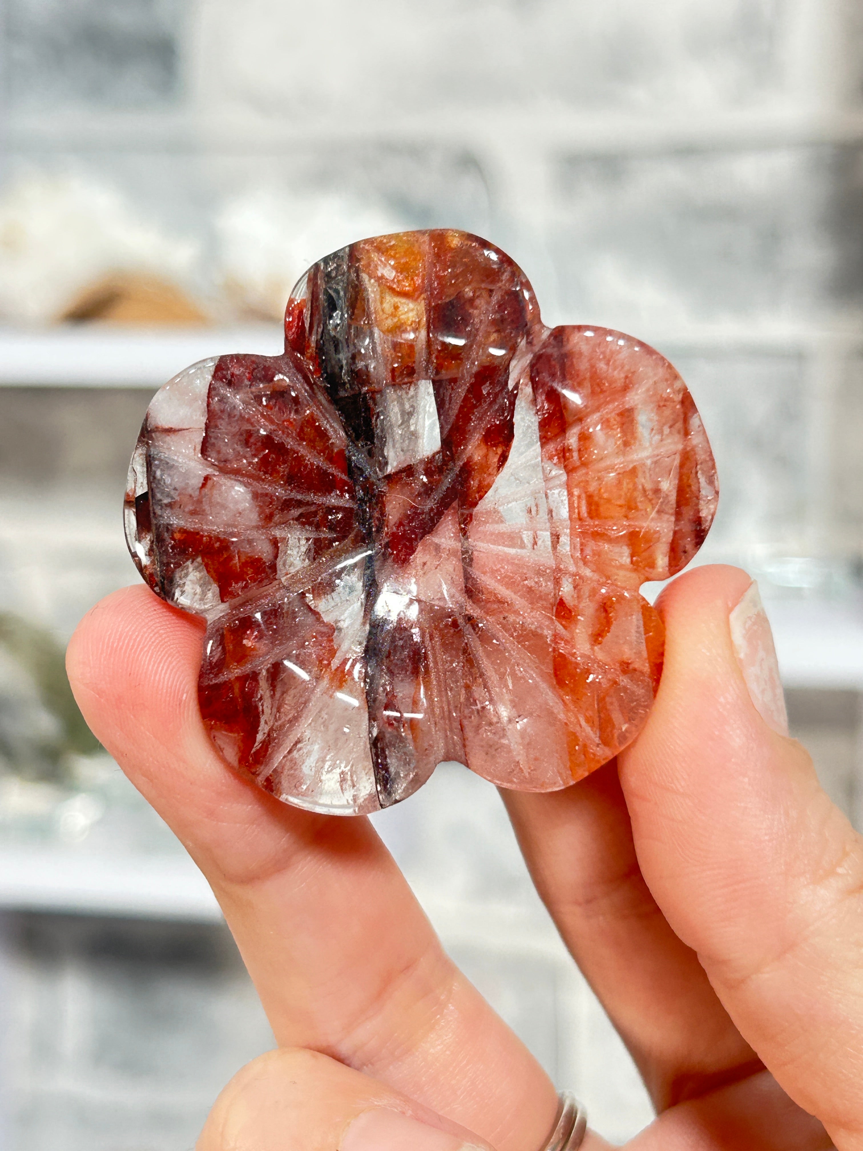 Fire Quartz Flower