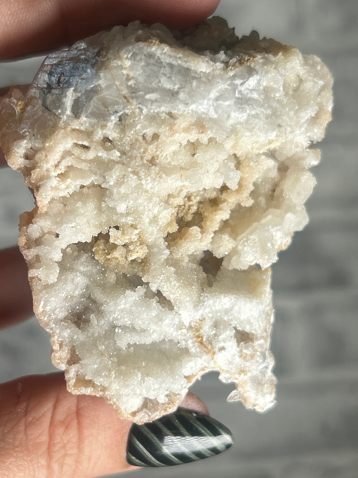Sugar Quartz coated Calcite from Anhui, China