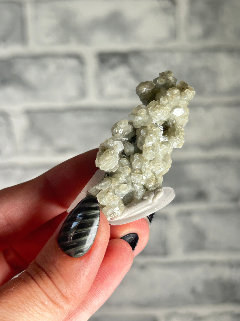 Candle Quartz with Green Calcite, Huanggang Fe-Sn Deposit, Inner Mongolia