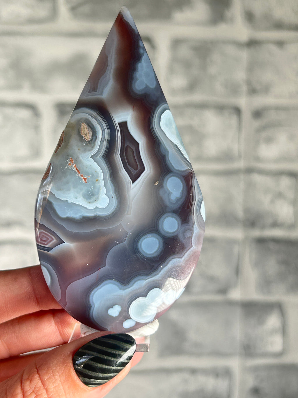Swazi Agate Teardrop