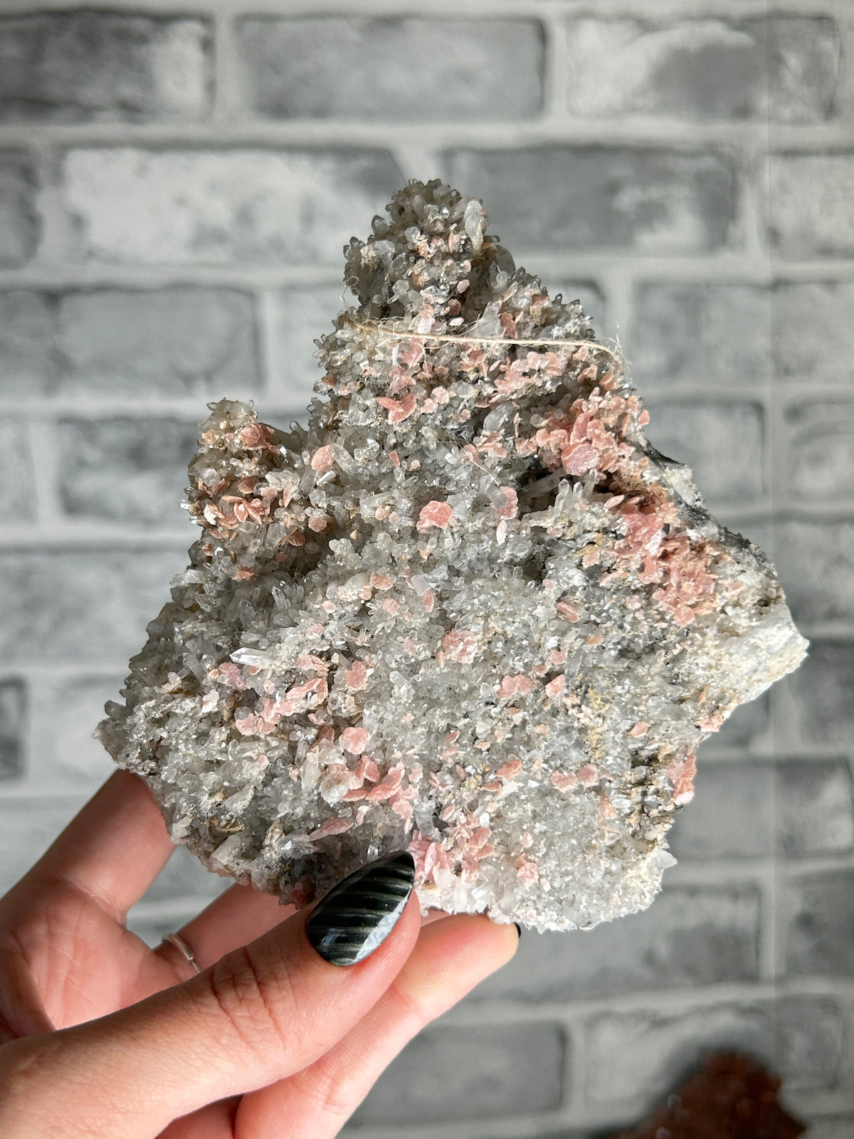 Rhodochrosite, Pyrite and Quartz, GuangXi, China