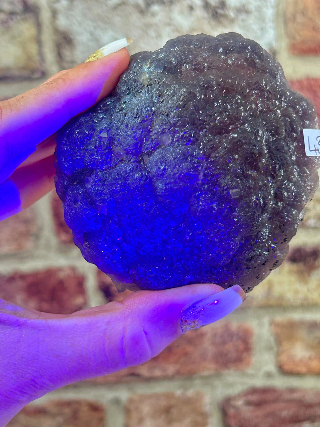 Botryoidal Fluorite with Pyrite B